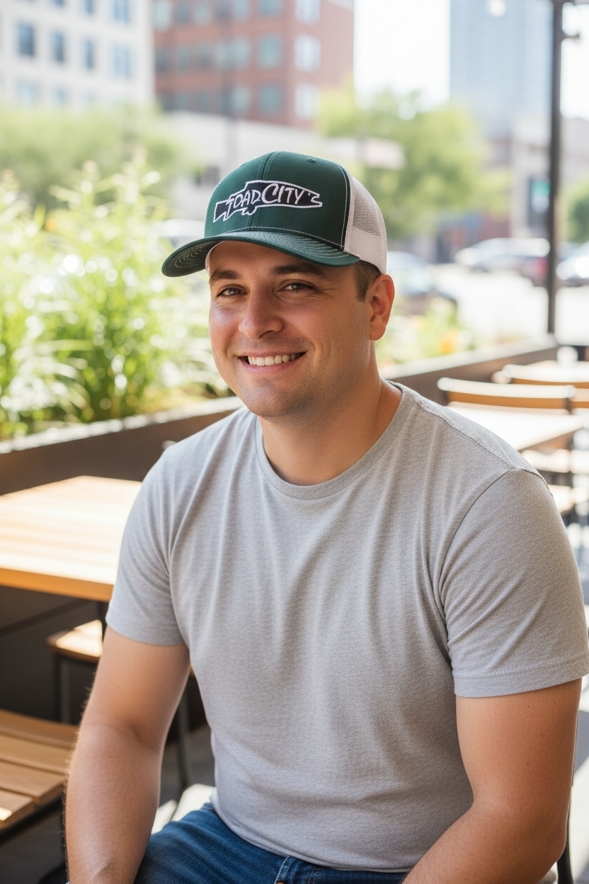Trucker Hat – Forest Green/White - Image 2